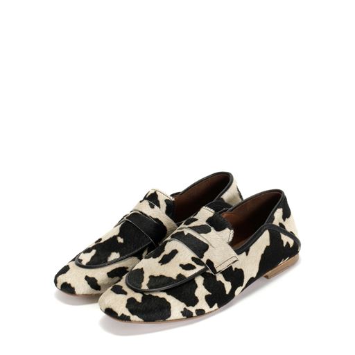 Anonymous Copenhagen Lindsay Loafers, Holstein Cow, 41