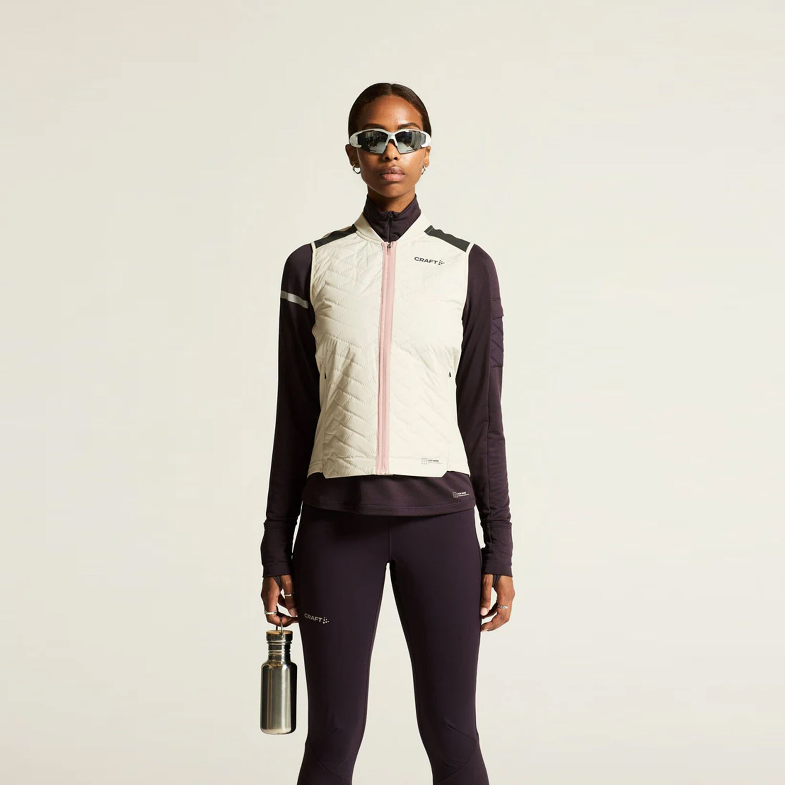 Craft ADV SUBZ4 Gilets De Course Femmes - Crème