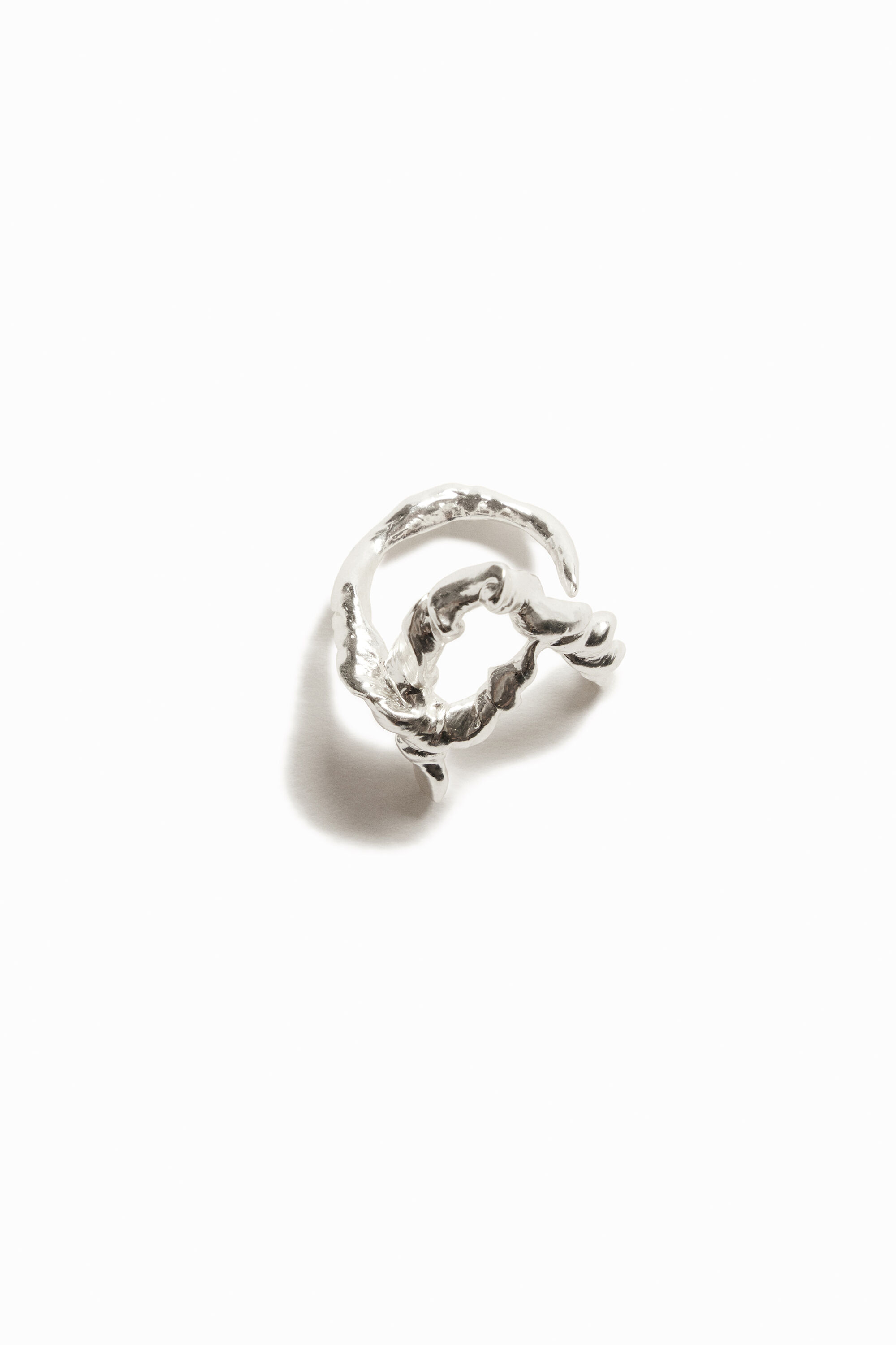 Bague lettre A plaquée argent Zalio