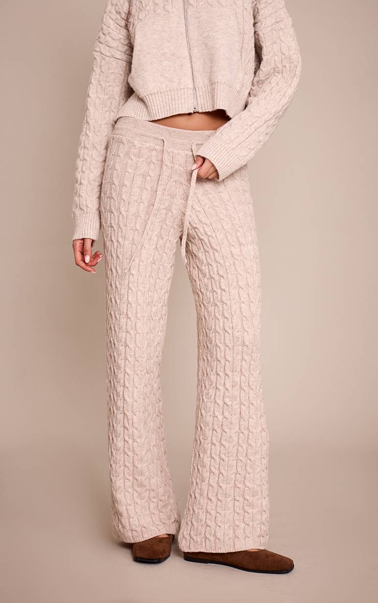 Avoine Pantalon En Maille Torsadée
