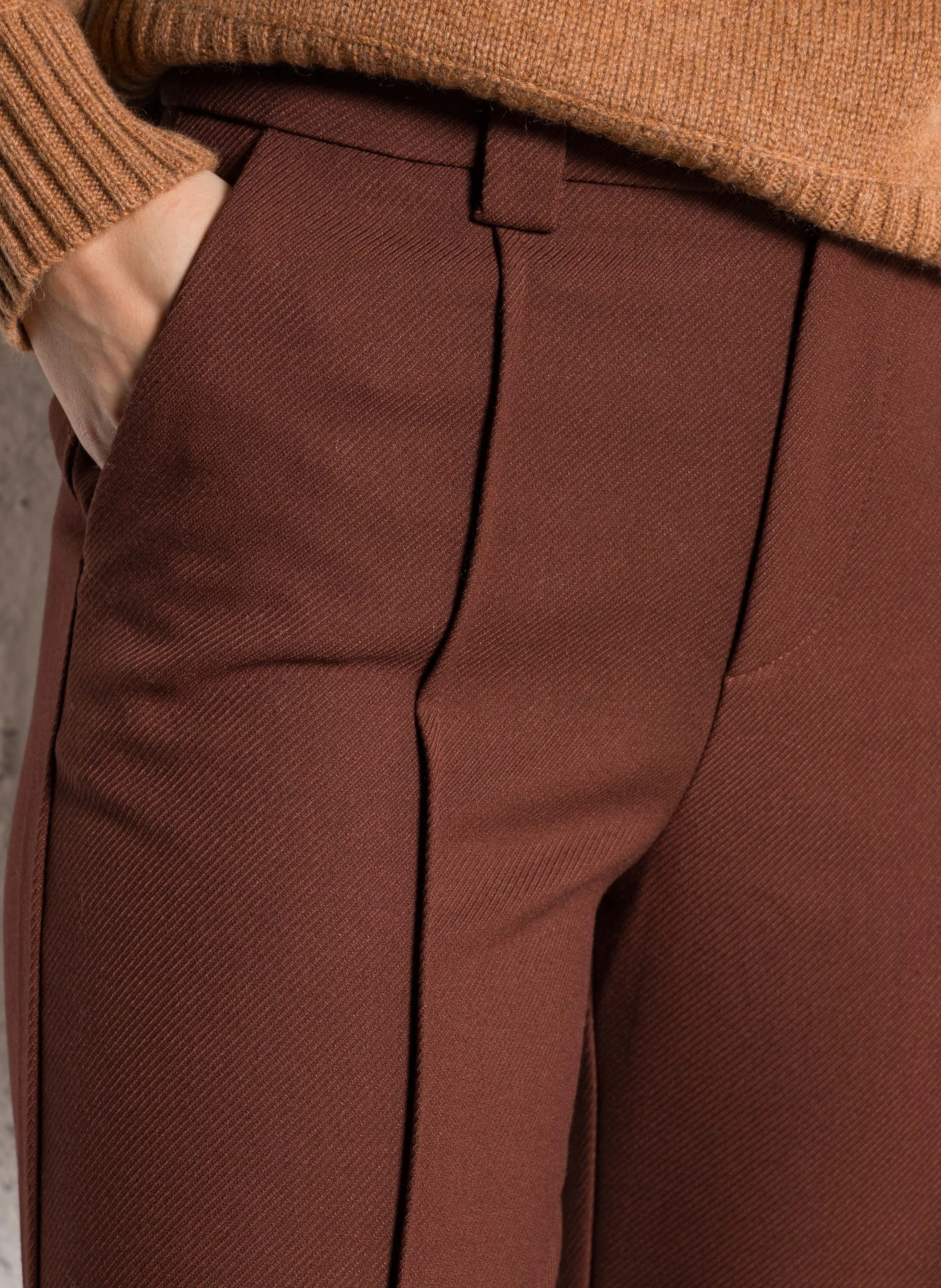 Pantalon droit | Rouge