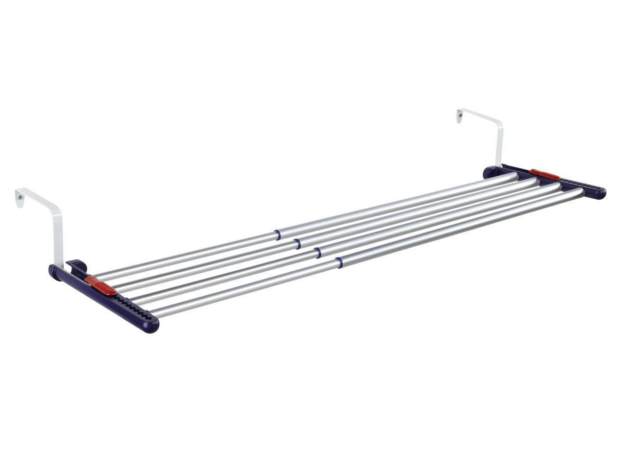 Leifheit hangend droogrek Quartett 42 uitschuifbaar aluminium - 4,2 m drooglengte (uitschuifbaar tot 1,05M)