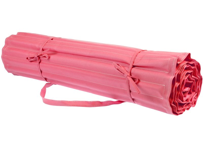 KOOR Strandmatte 180 x 60 cm, Pink Leichte, gepolsterte Matte für Strand und Camping