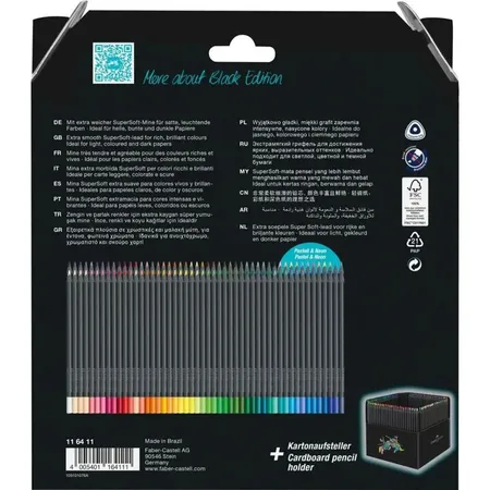 Faber-Castell Buntstifte Black Edition 100er