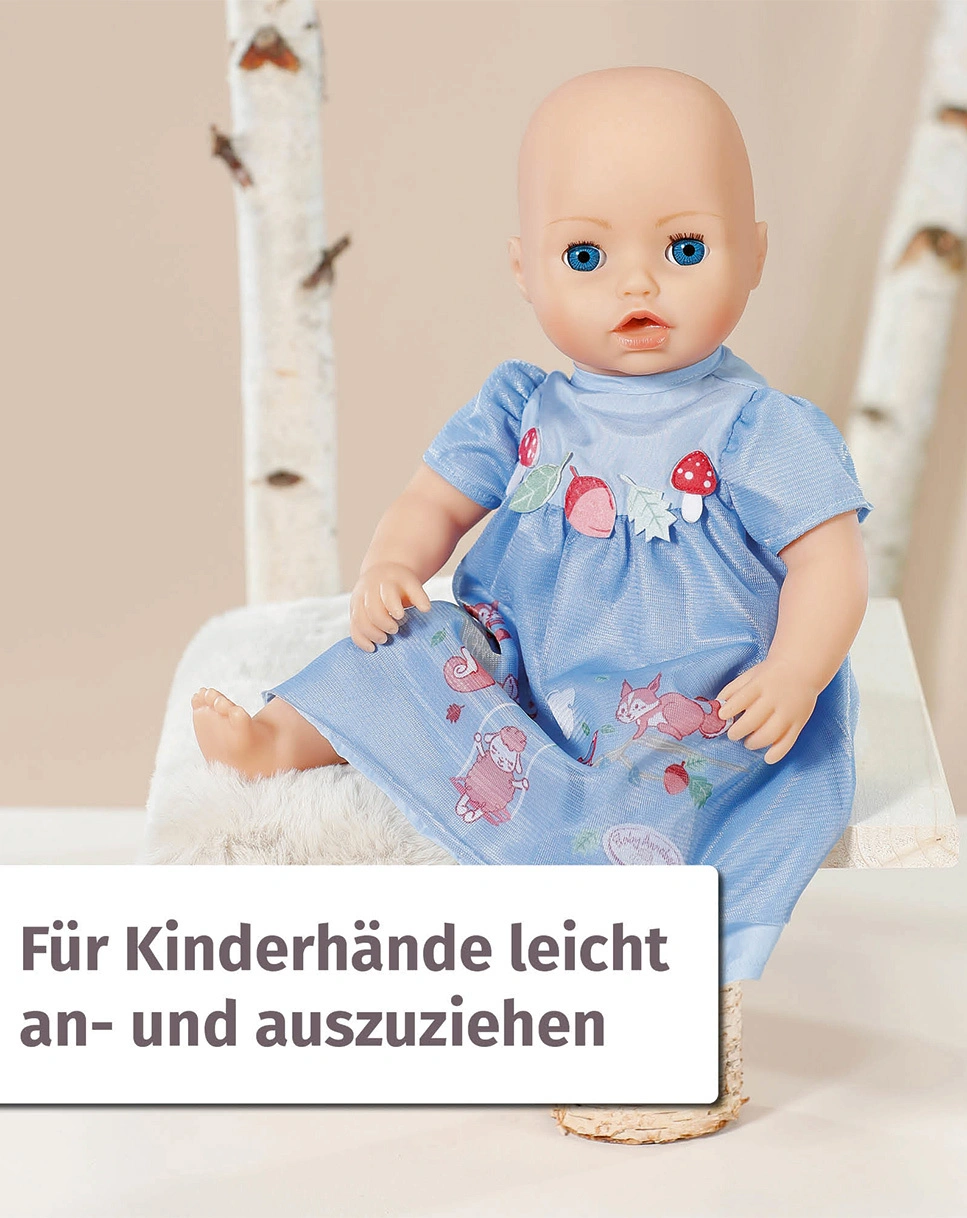 Baby Annabell® Puppenkleid EICHHÖRNCHEN (43cm) in blau