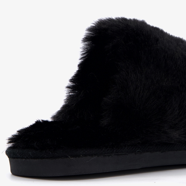 Thu!s dames pantoffels zwart