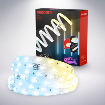 Briloner Pimp your Panel uitbreidinsset ledstrip CCT aan/uit 2.6M 3000K-6500K