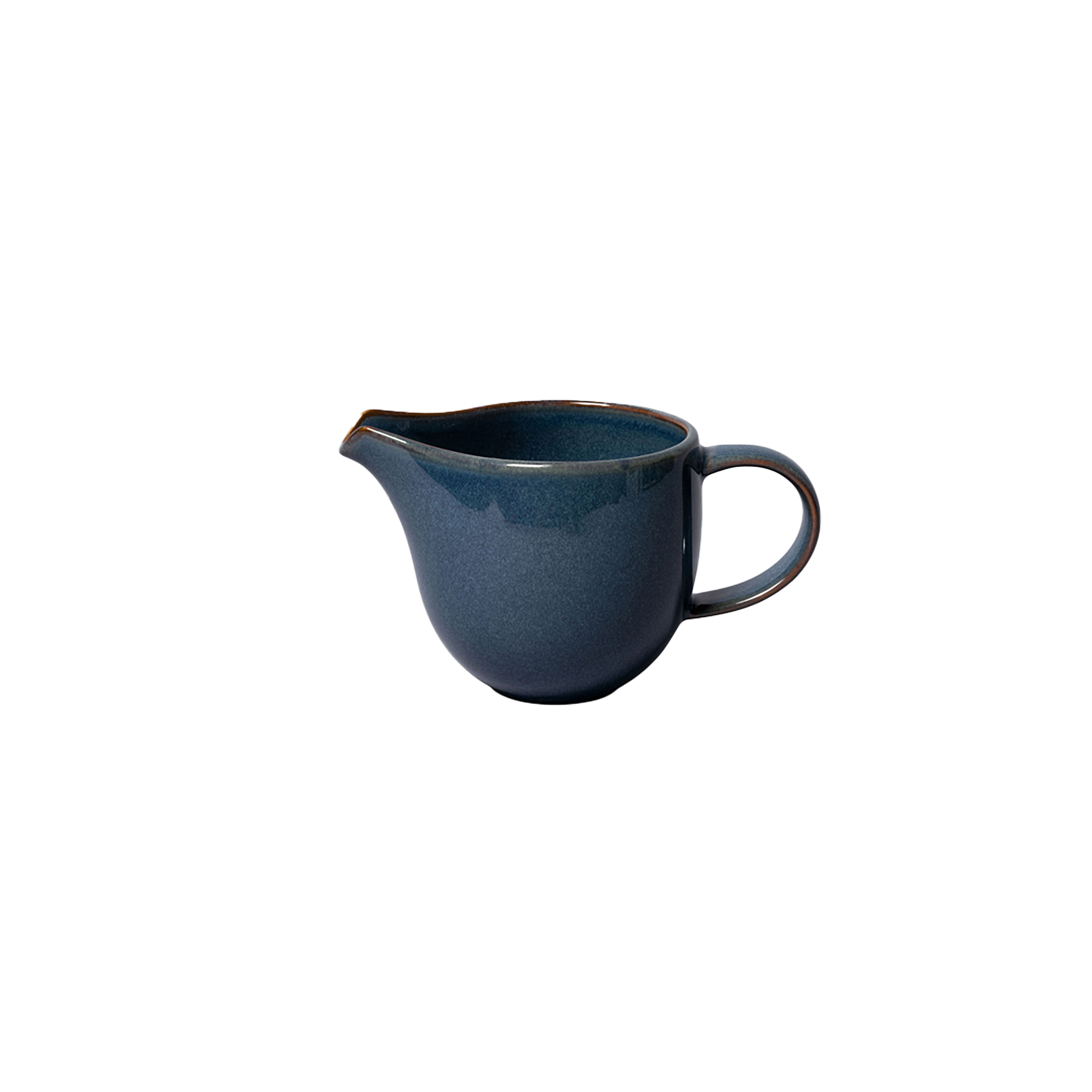 Crafted Creamer Blue, 6.8 oz, Premium Porcelain