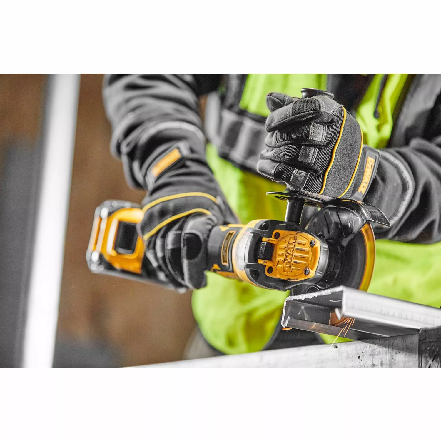 DeWALT DCG409NT-XJ 18V Li-ion FlexVolt Accu haakse slijper - 125 mm - TSTAK koffer