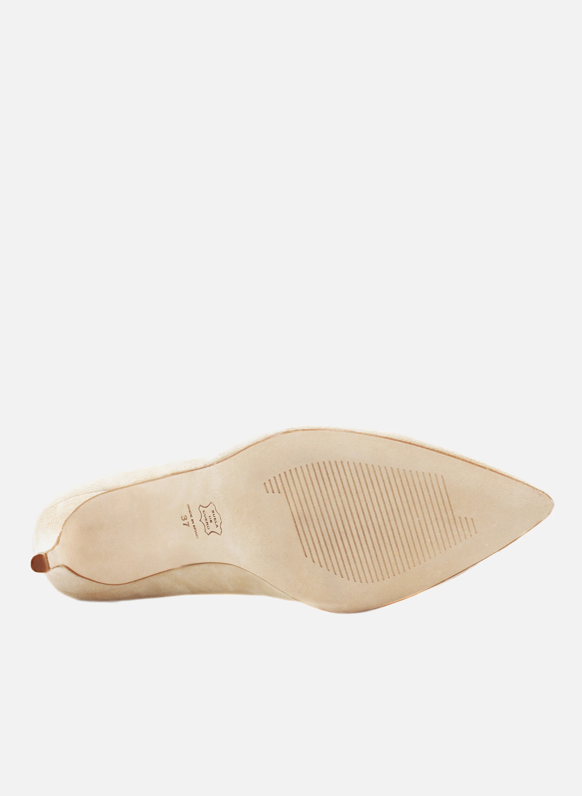 Escarpins classiques cuir daim | Beige