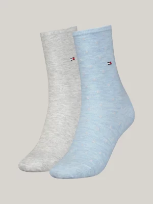Pacote com 2 pares de meias clássicas de bolinhas