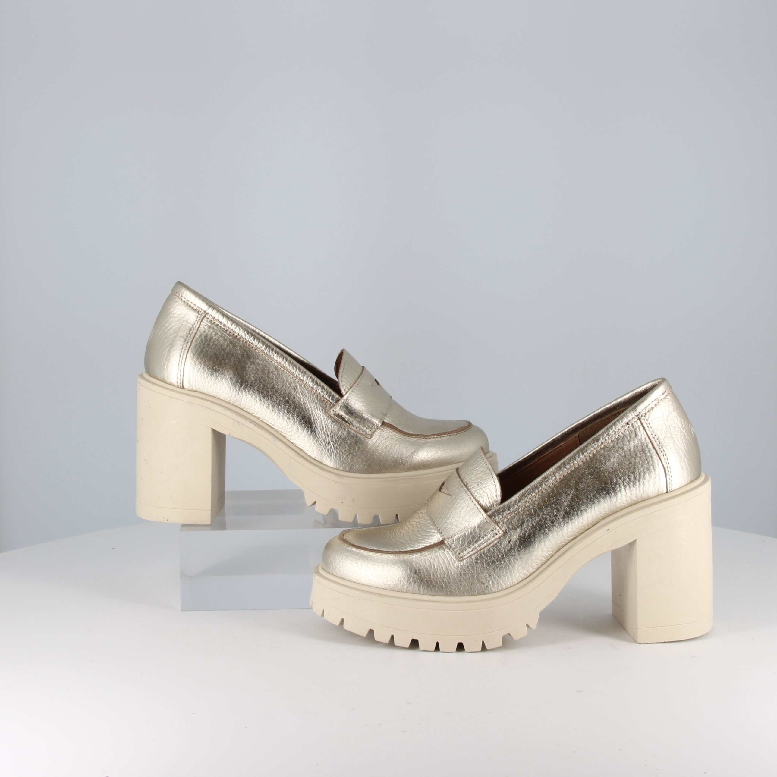 André - Mocassins CLEA Or