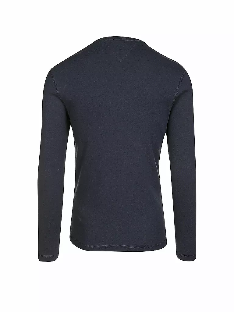 TOMMY JEANS Langarmshirt  Slim Fit dunkelblau