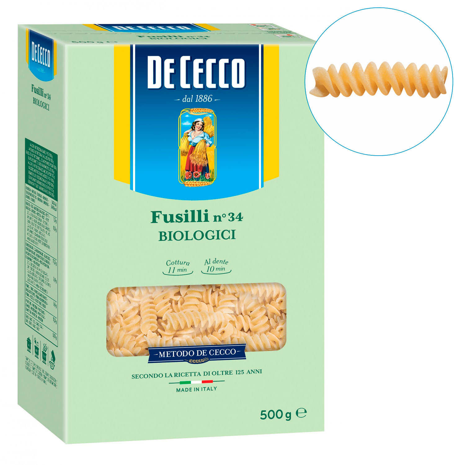 Fusilli bio n°34 De Cecco
