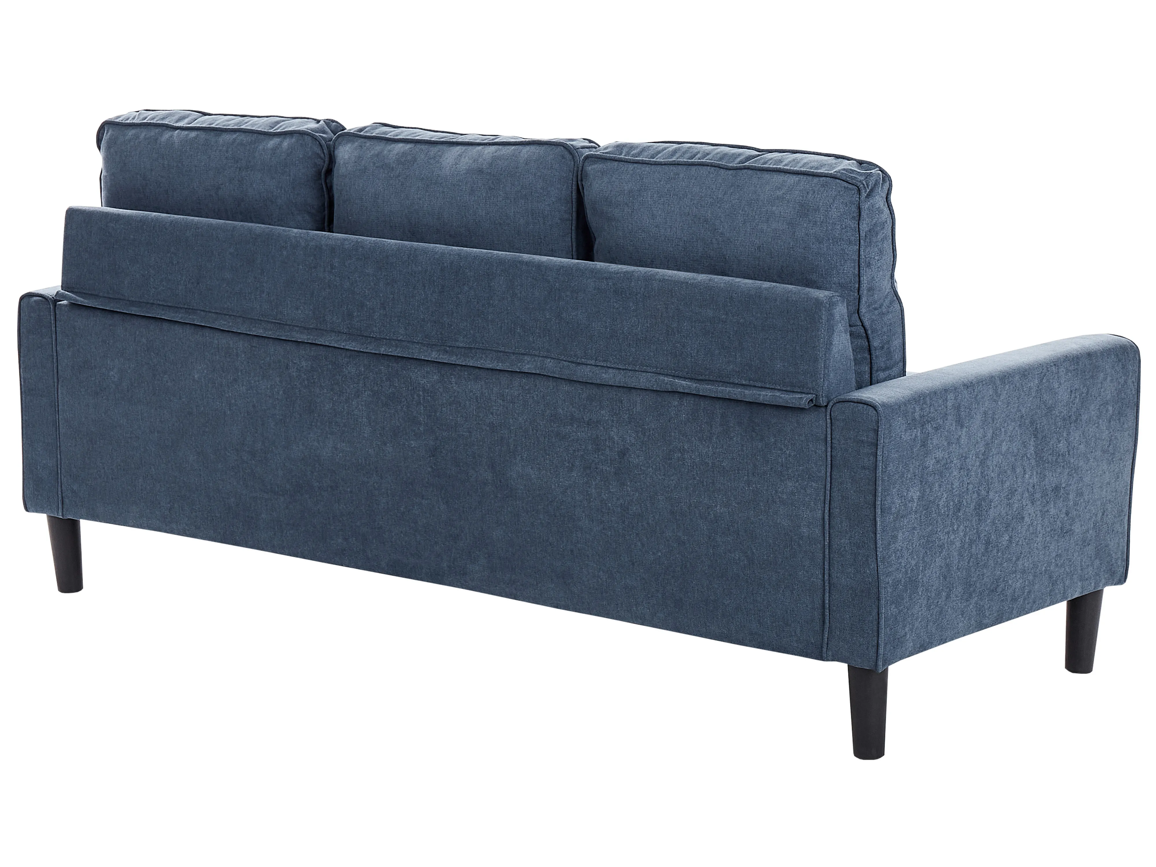 Bank 3-zits AVESTA Stof Donkerblauw met ottomaan