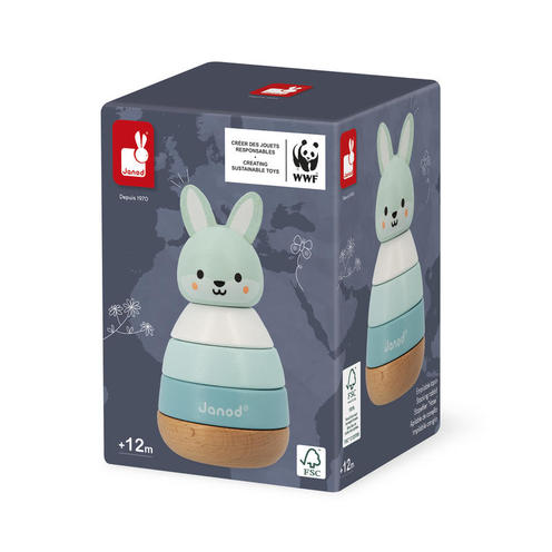 Empilable lapin - partenariat WWF® - JANOD