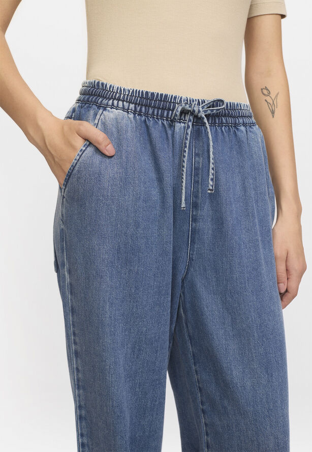 Soft Rebels SRKeira Pant Dark blue denim