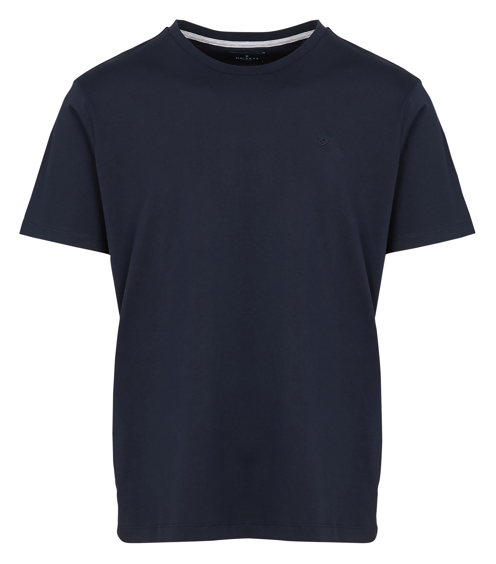 Tee-shirt à logo ton sur ton en coton| Bleu