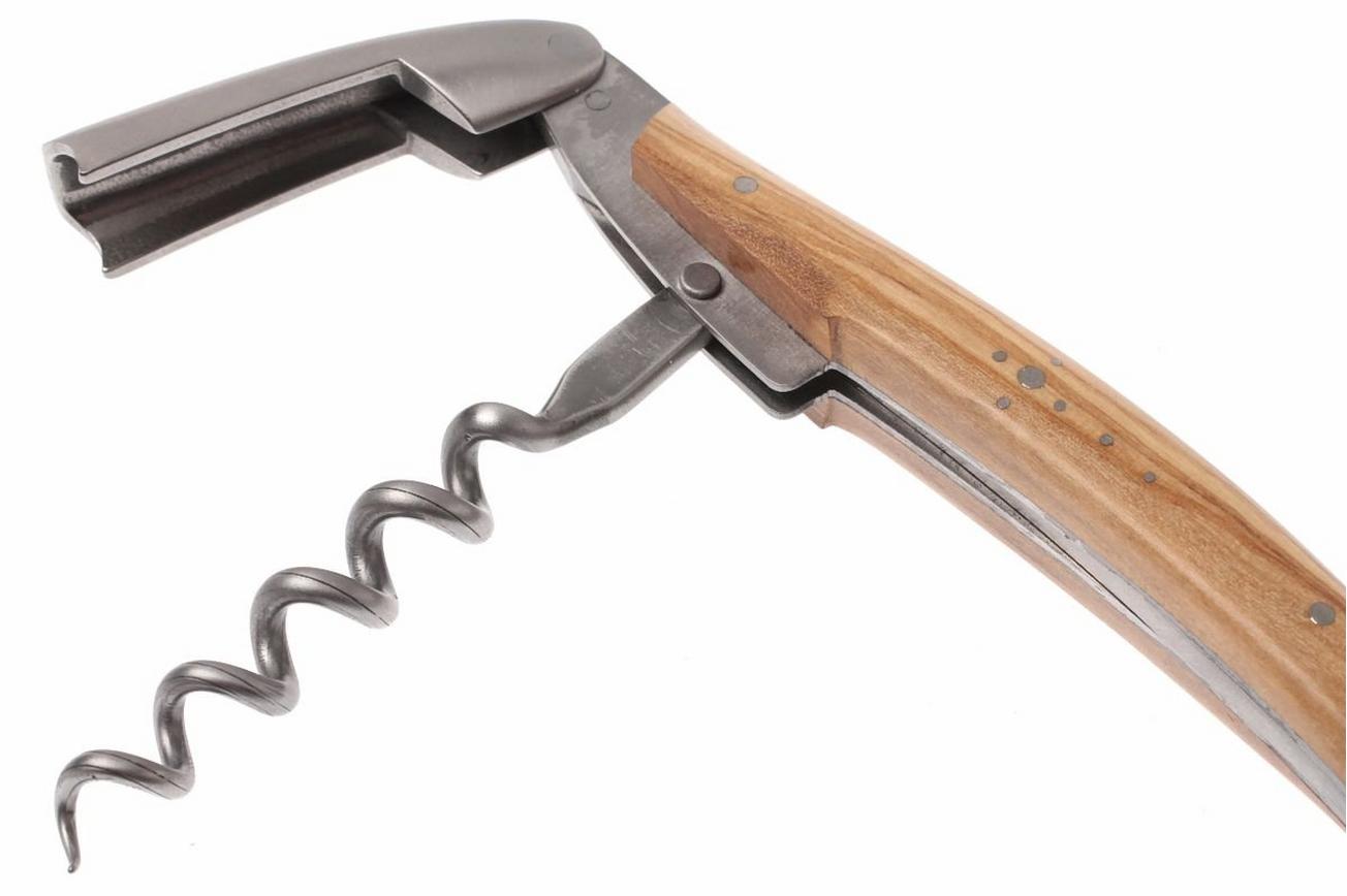 Forge de Laguiole LASOMOL, kelnersmes, olijfhout