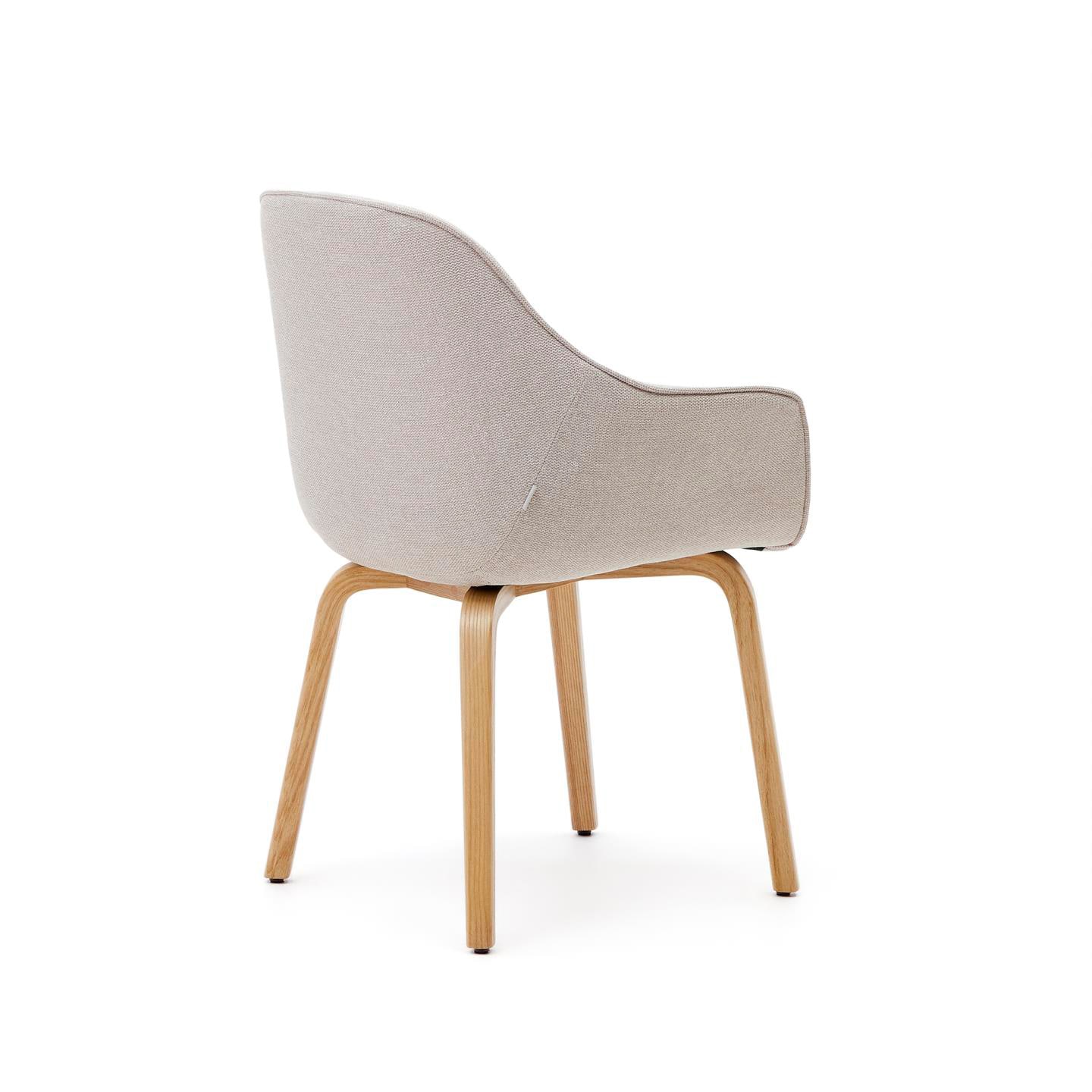Kave Home ALELI Esche massiv/beige