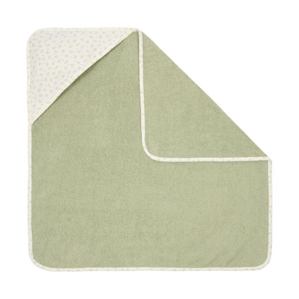 Little Dutch Badcape - 100 x 100 cm - Hydrofiel - Blueberry Leaves