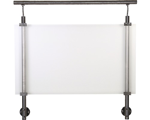Acrylglas vulling voor Pertura leuningsysteem, satijnglans, 1500x673x8 mm (70)