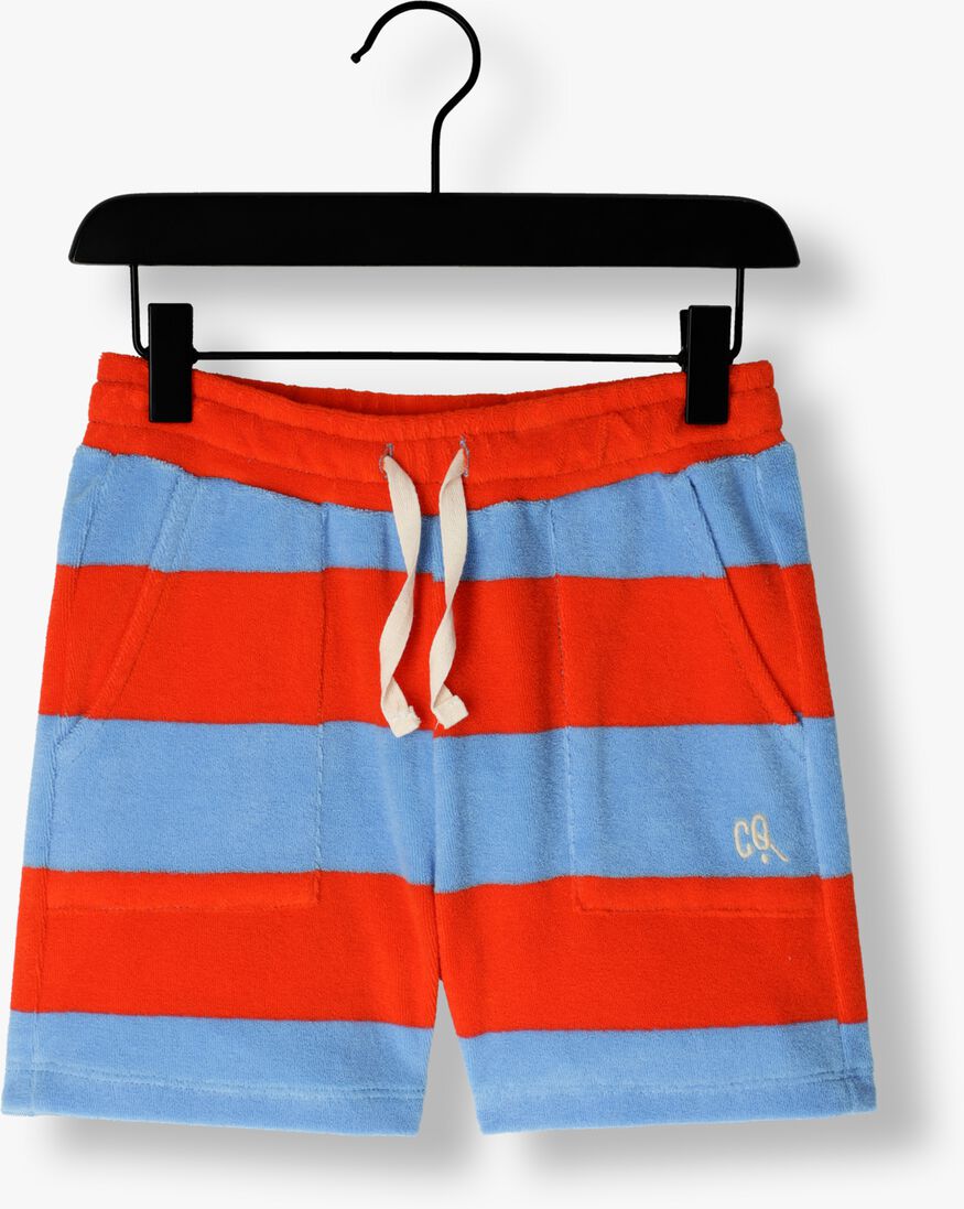 CARLIJNQ blauwe carlijnq korte broek stripes red/blue - shorts loose fit