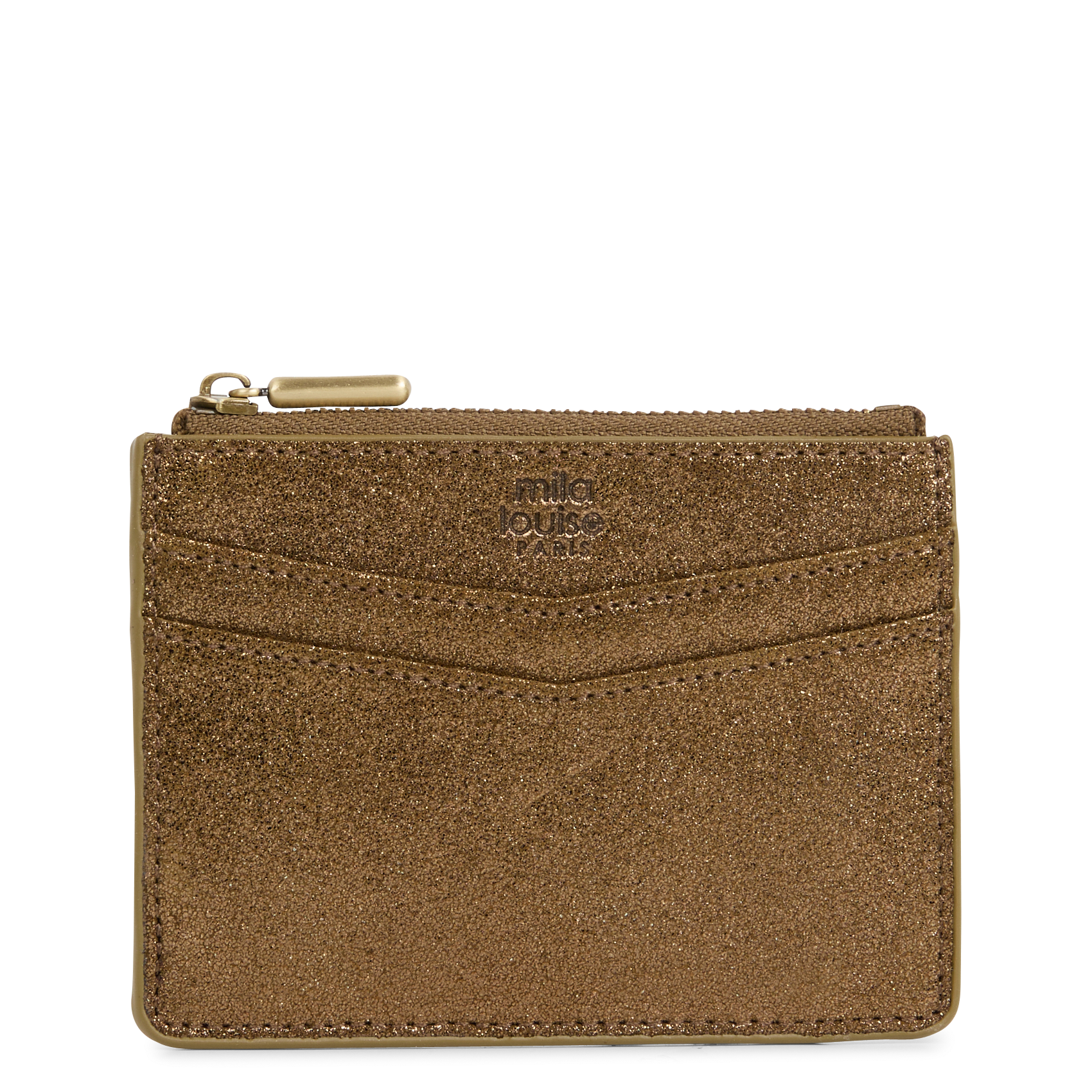 ROLAE - Porte-cartes en cuir | Kaki