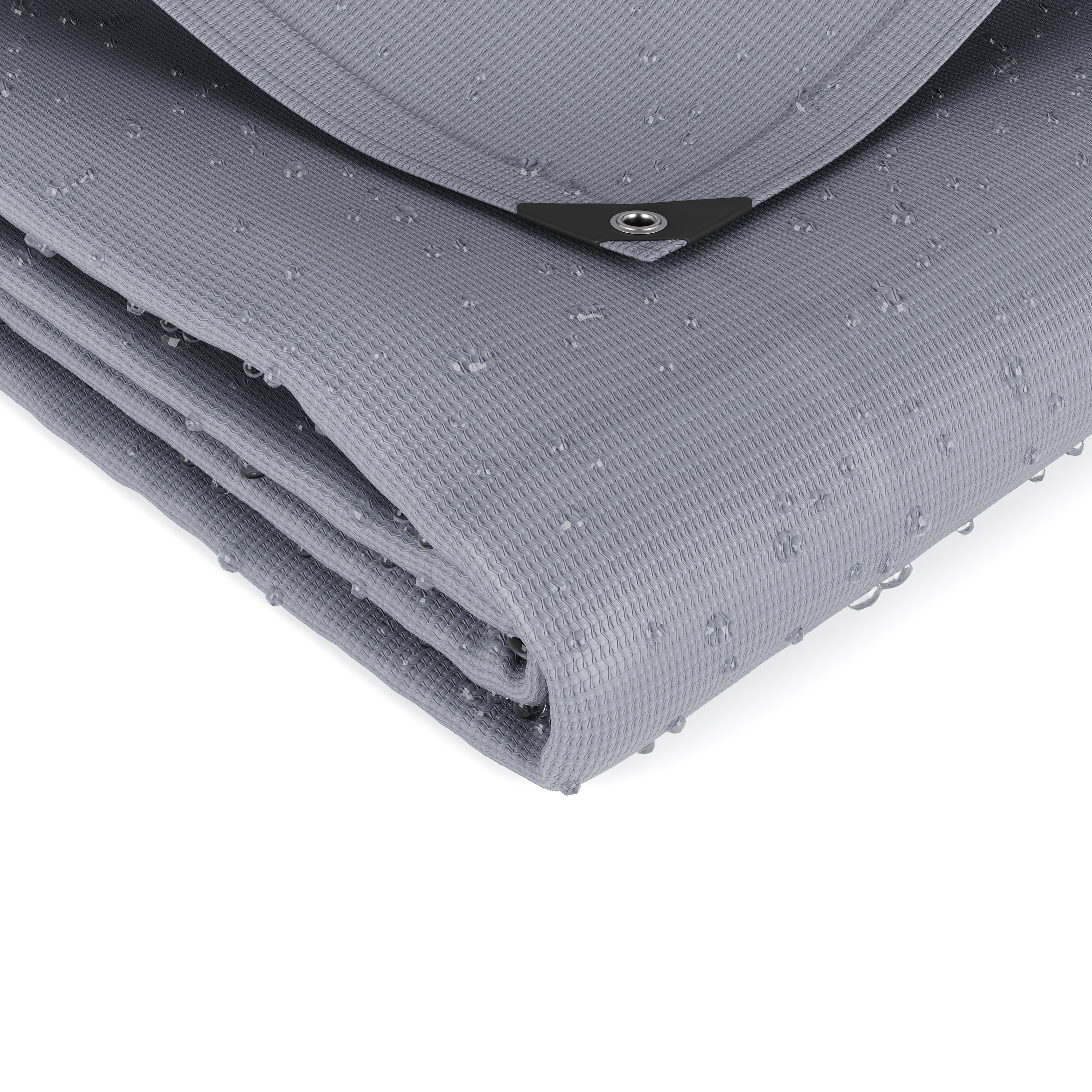 Abdeckplane PVC 450g/m2 grau 2 x 5 m
