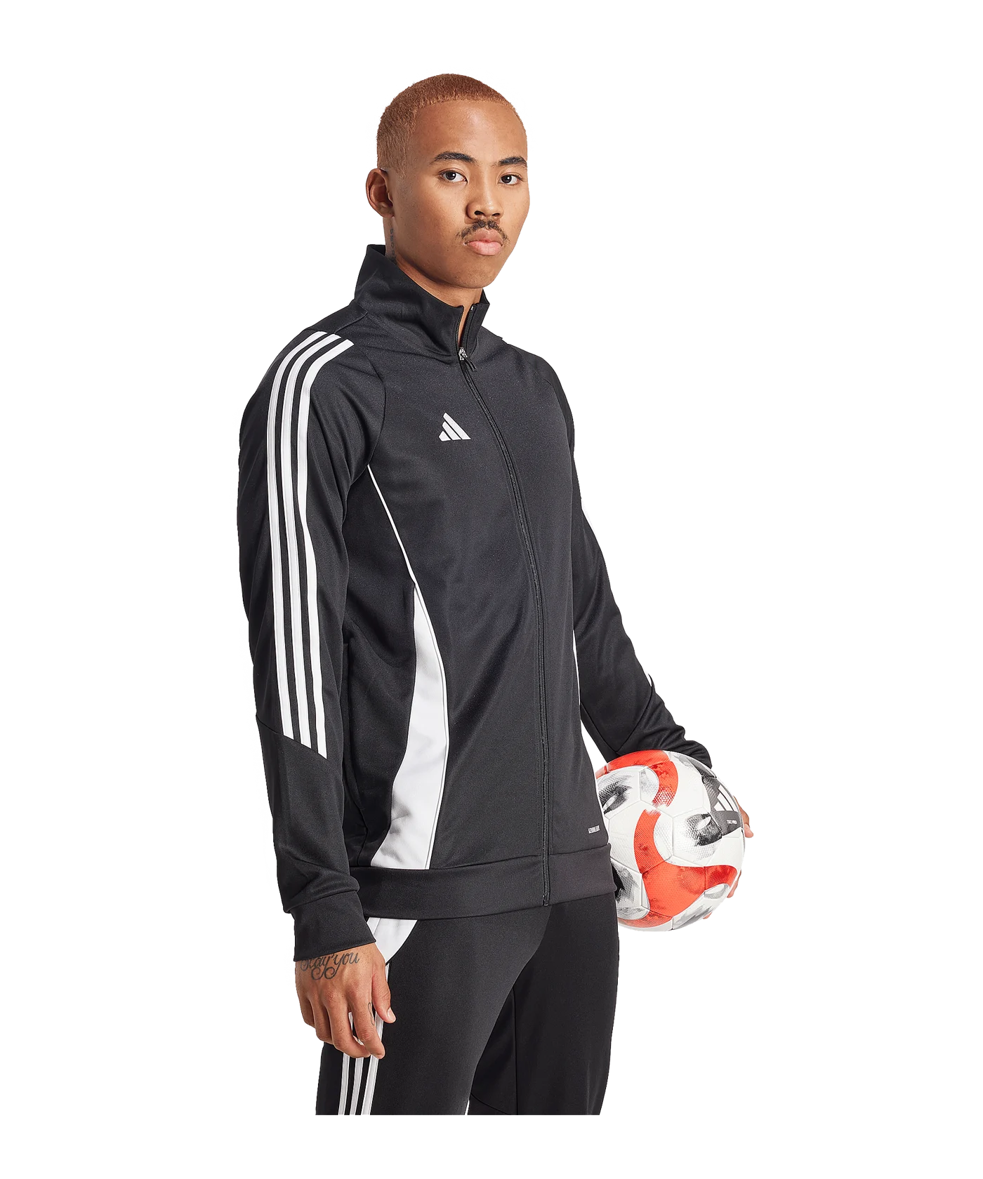 adidas Tiro 24 Trainingsjacke Schwarz Weiss