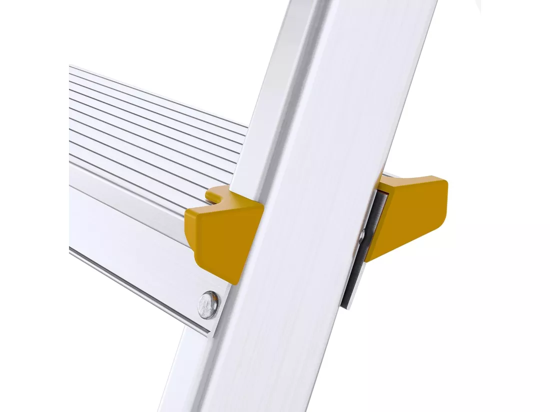 Tabouret échelle aluminium 4 marches 4x4 double montée 125 kg