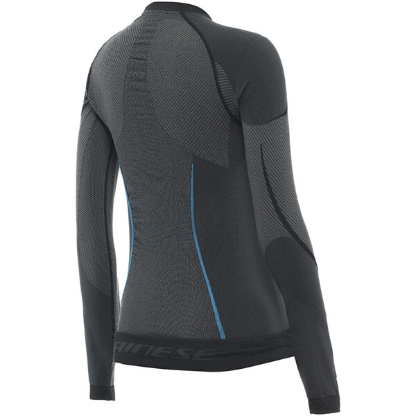 Dainese - T-shirt Femme Thermique Dry LS Lady Noir / Bleu