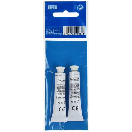 TSI Tuben Deckweiß mit je 7,5 ml, 2 Stück
