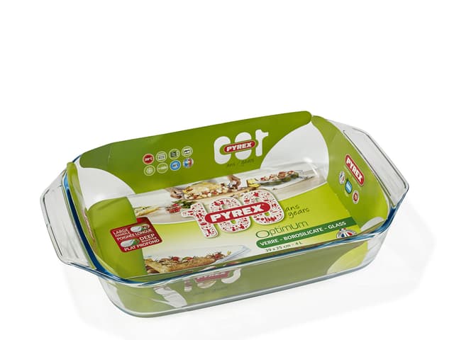 Pyrex Irresistible Fad rektangulært 39 x 25 x 6 cm Klar