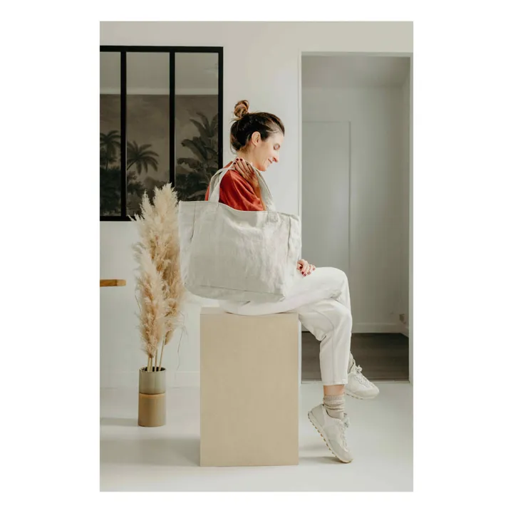 Adorna Sac zippé en lin