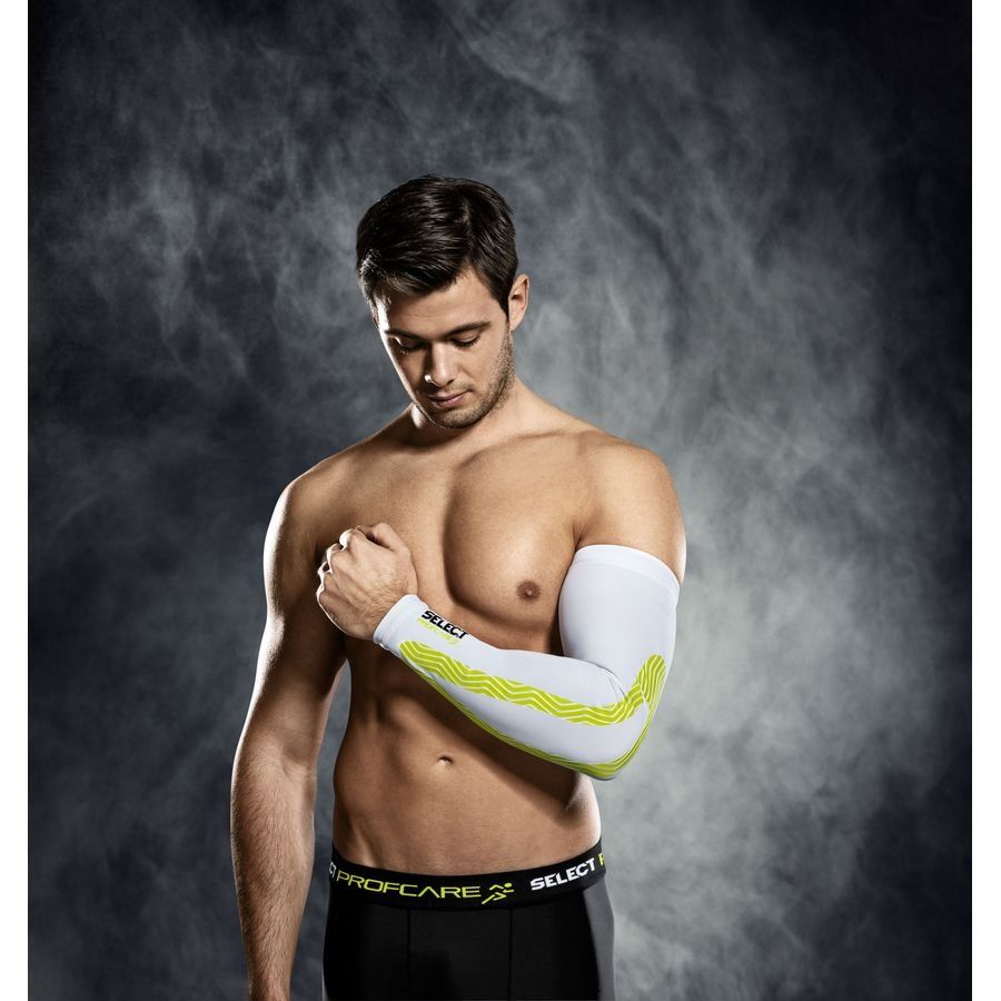Select Compression Arm Sleeve - Blanc