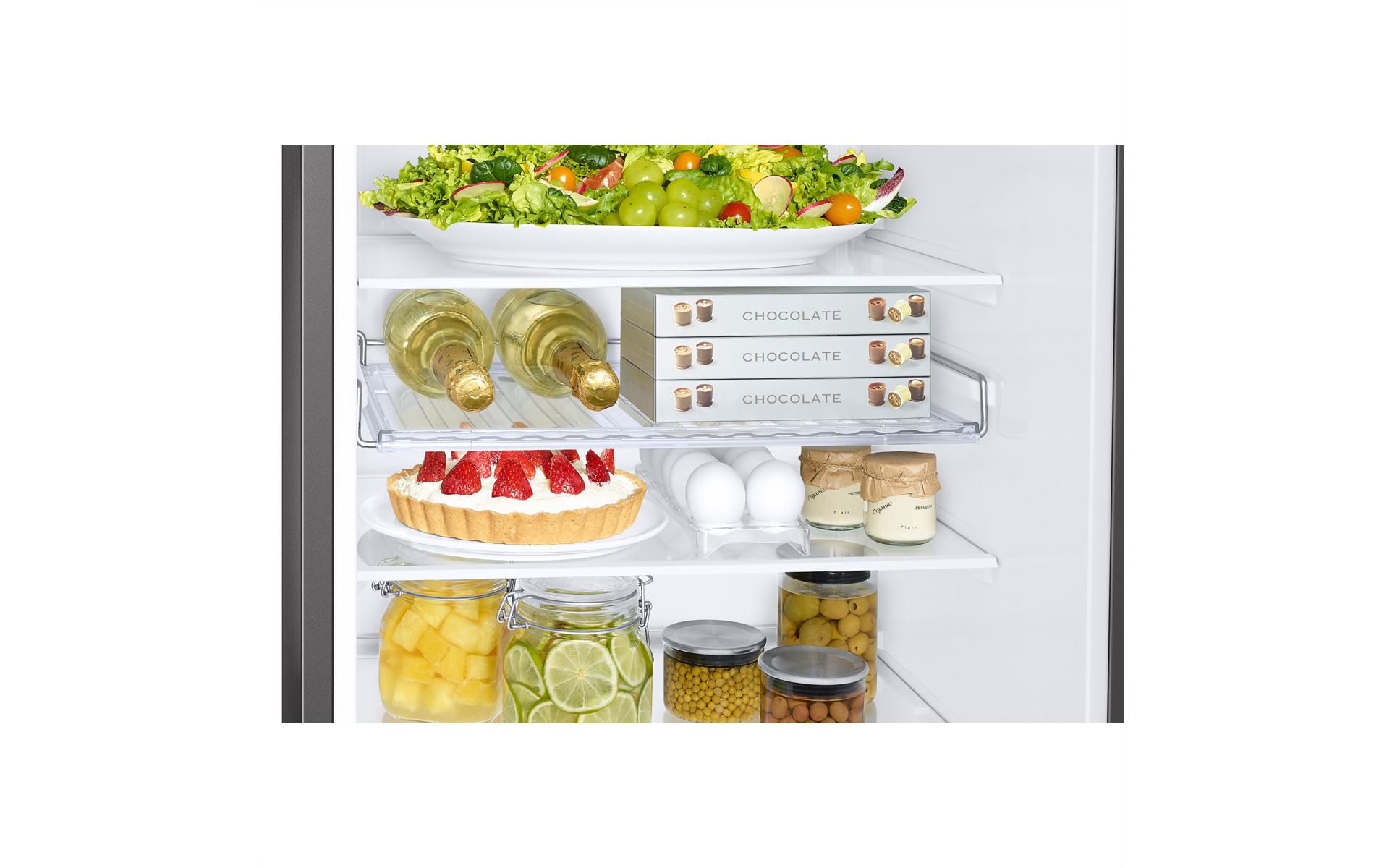 Kühl-Gefrierkombination RB34C672DSA/WS Rechts<br>Freistehendes Kombigerät mit Kühlschrank oben und Gefrierschrank unten