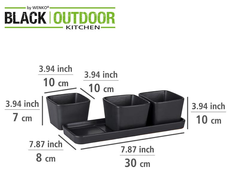 Snack dipschalen set