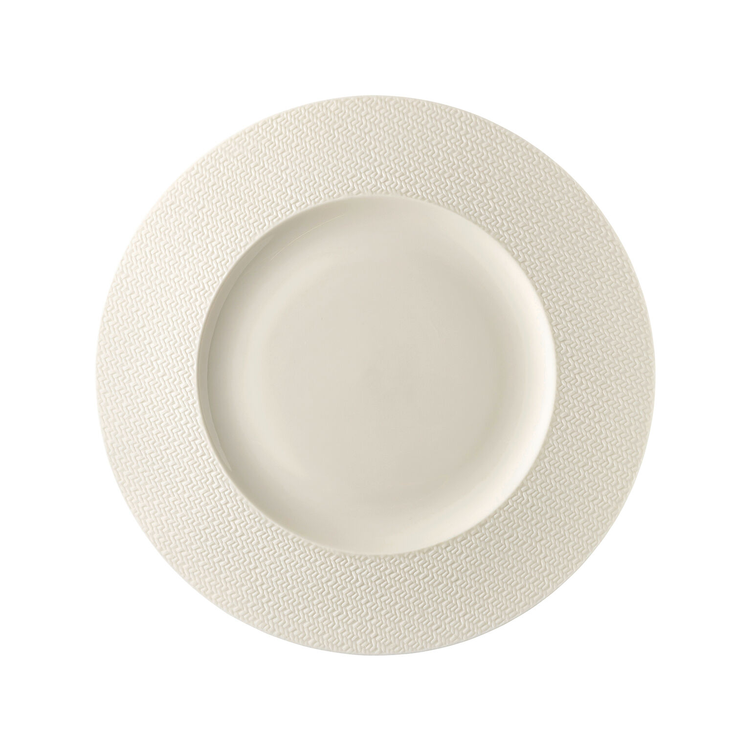Kumi White tone Speiseteller 28 cm Fahne