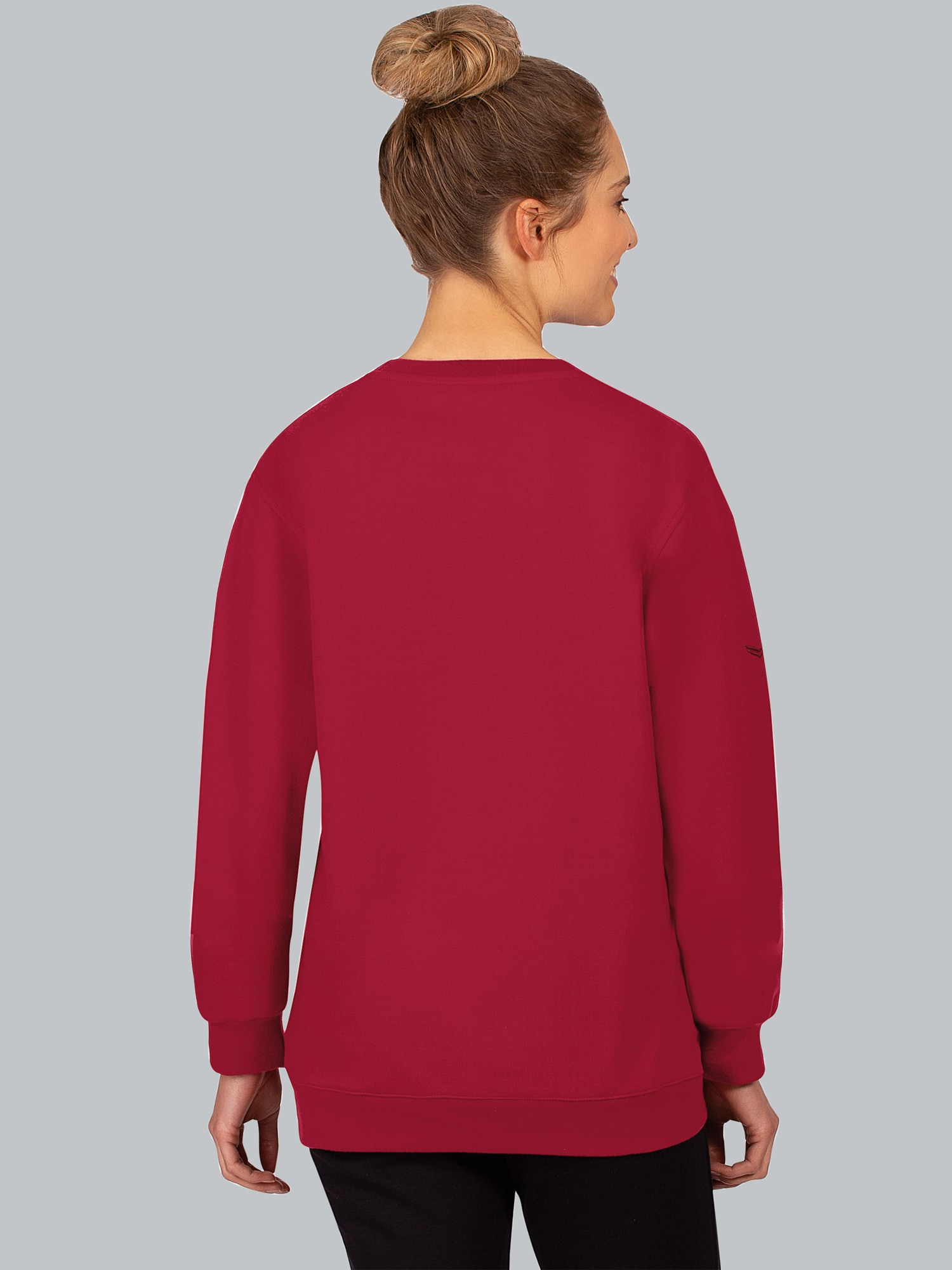 Sweatshirt aus Biobaumwolle Rubin