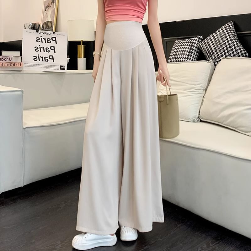 NOA - Zwangerschapsbroek met hoge taille en wijde pijpen