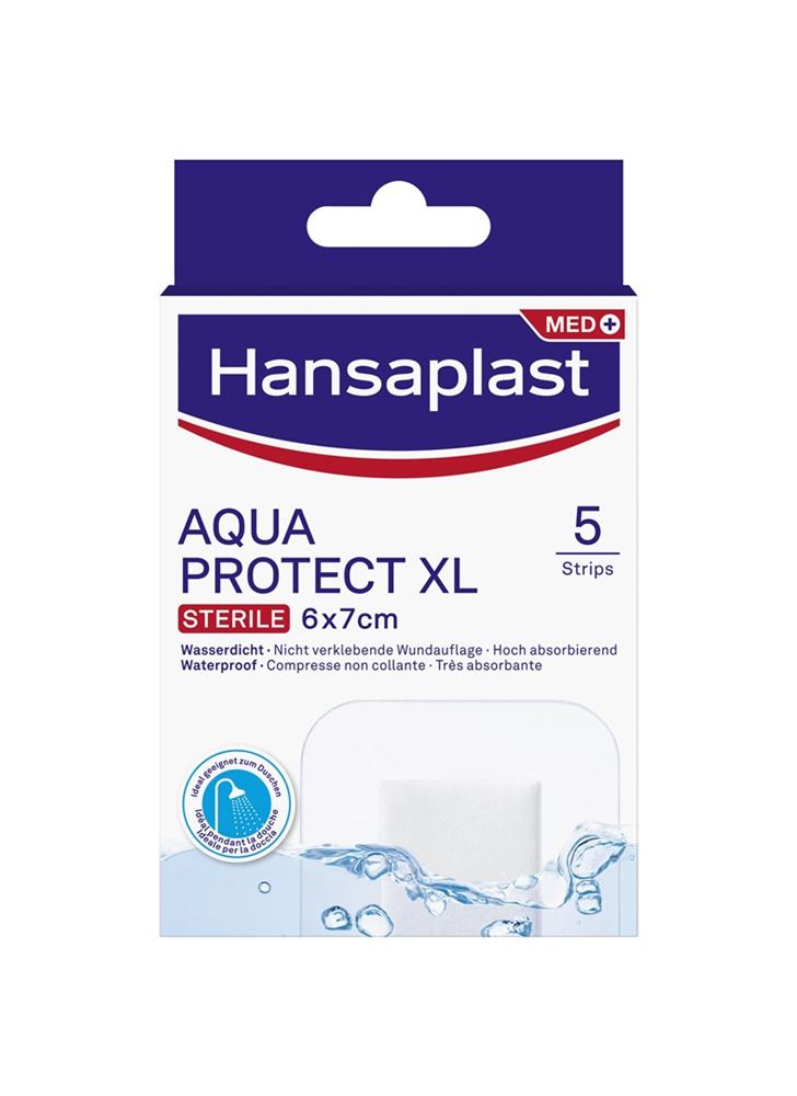 Hansaplast Aqua Protect<br>5 Stück, XL, (neu)