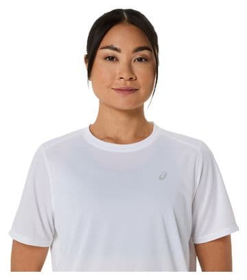 Maillot manches courtes Asics Core Run Blanc Femme