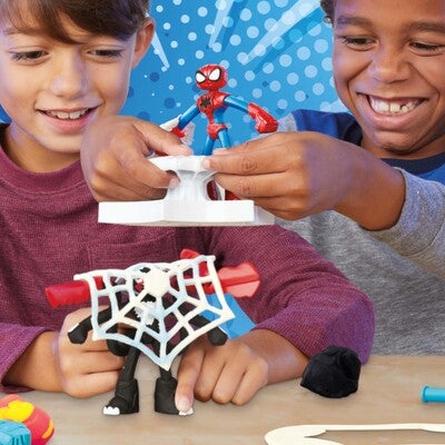 Play-Doh Spider-Man Launch And Slice Battle Lekesett