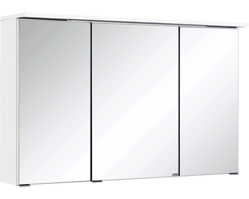 Held Furniture spiegelkast 100 x 20 x 66 cm wit 3-deurs 013