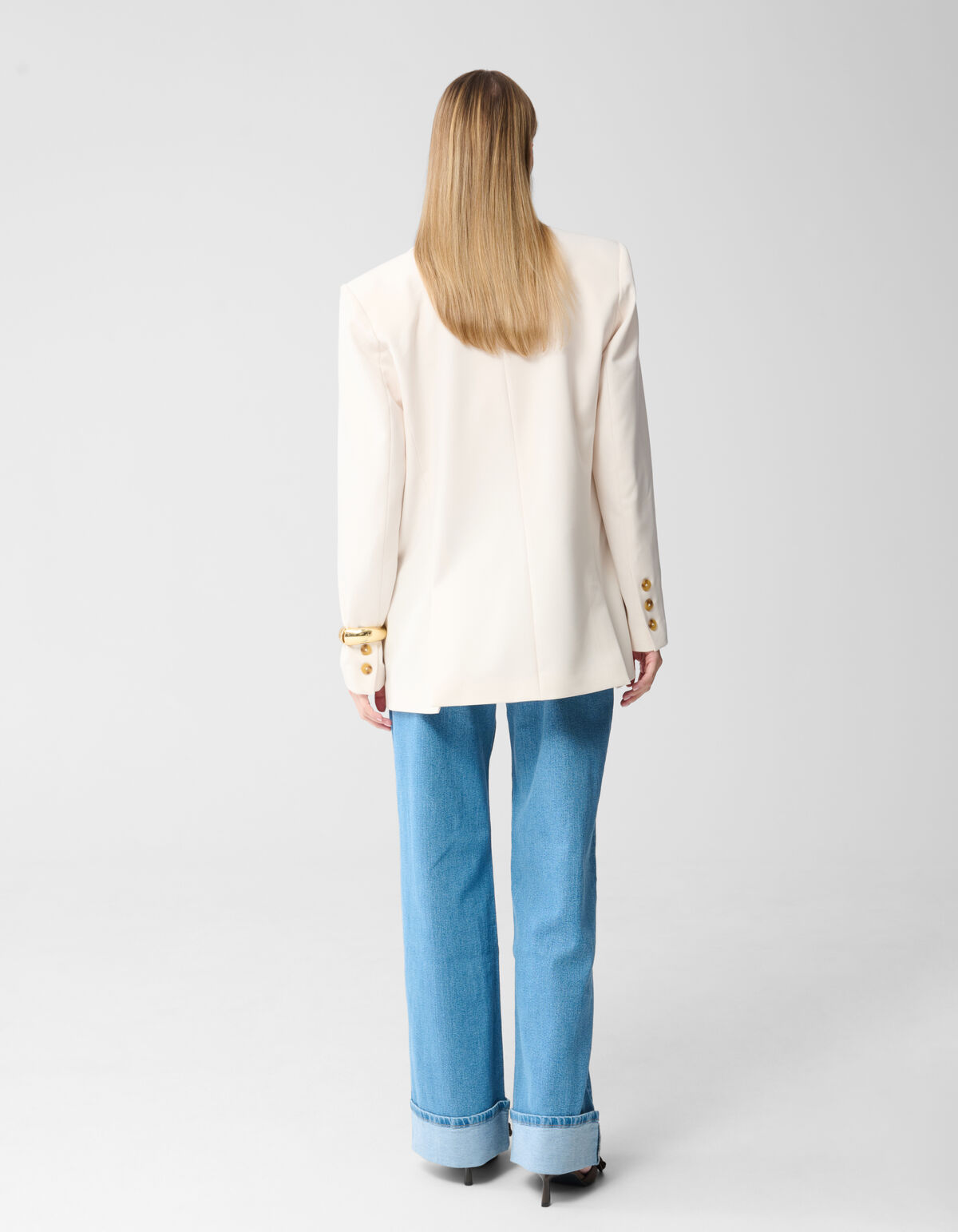 Classic Wide Leg Fit Jeans Lichtblauw