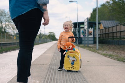 Pippi Langstrømpe Rullekoffert, Gul