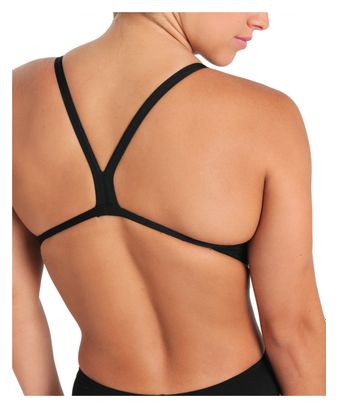 Maillot de Bain 1 Pièce Femme Arena Team Challenge Back Solid Noir