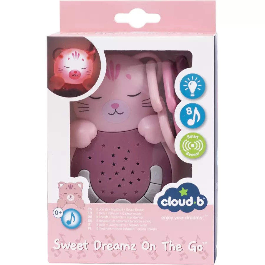 cloud-b®Sweet Dreamz on the Go Katze Weiß