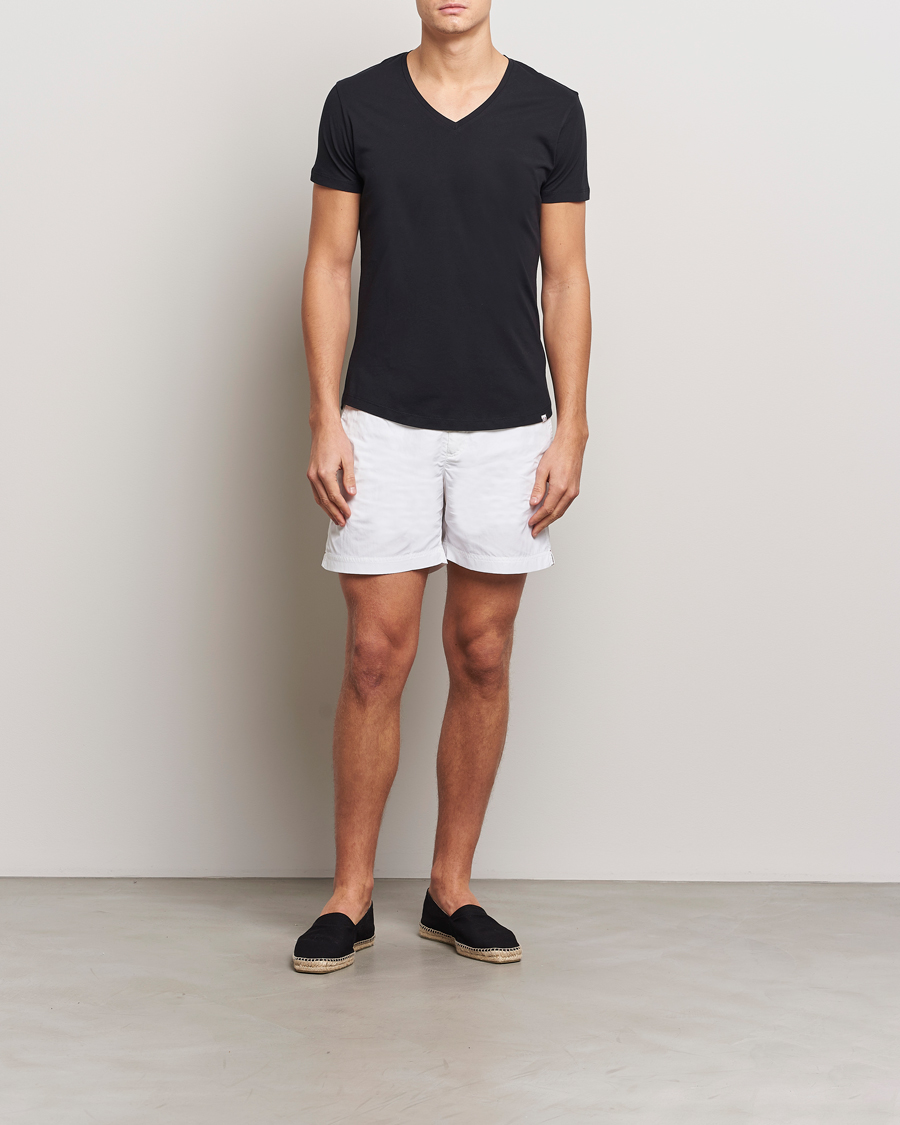 Orlebar Brown OB V-Neck Tee Black
